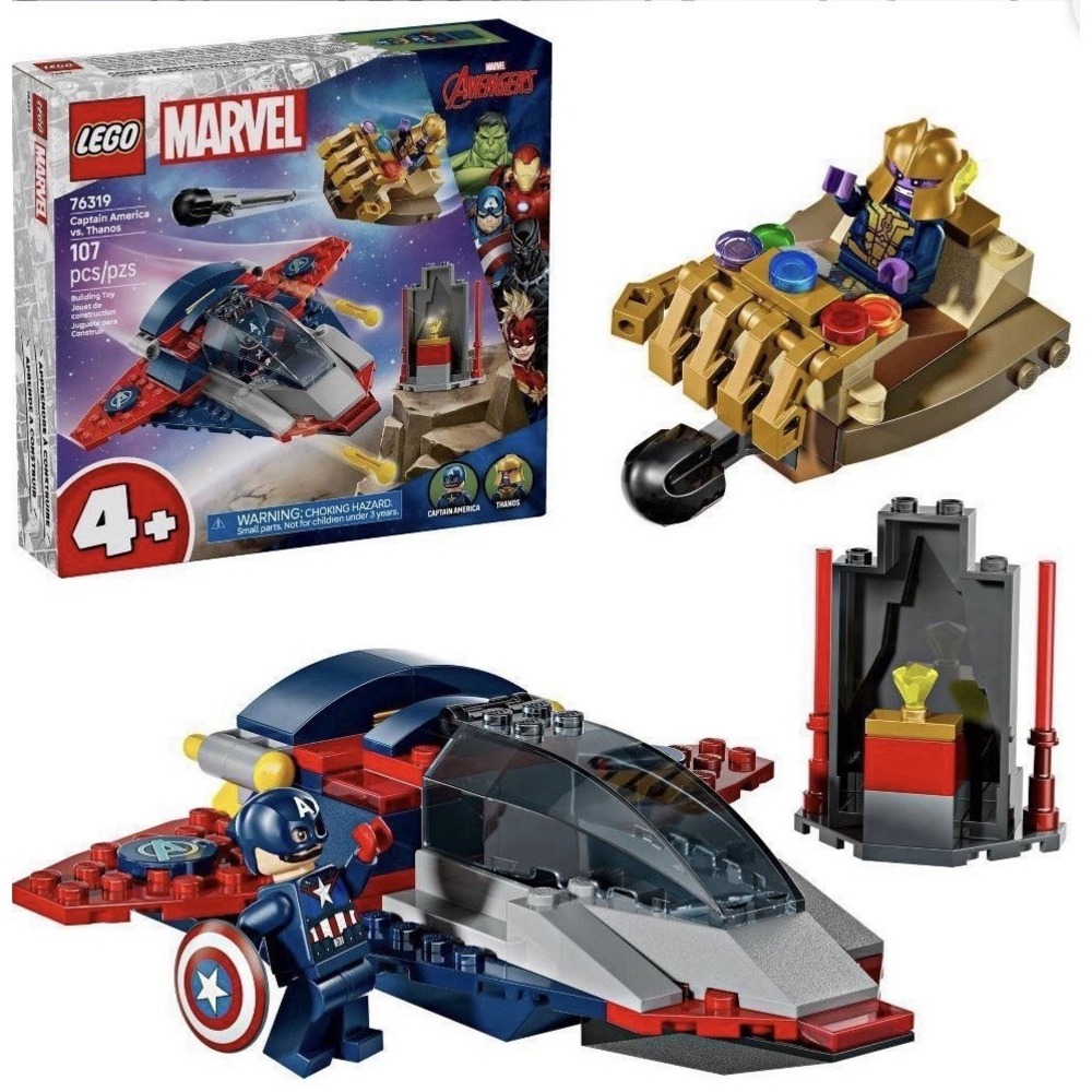 Marvel Legos 107PCS Captain America vs Thanos 76319 Building Set (BRAND NEW)